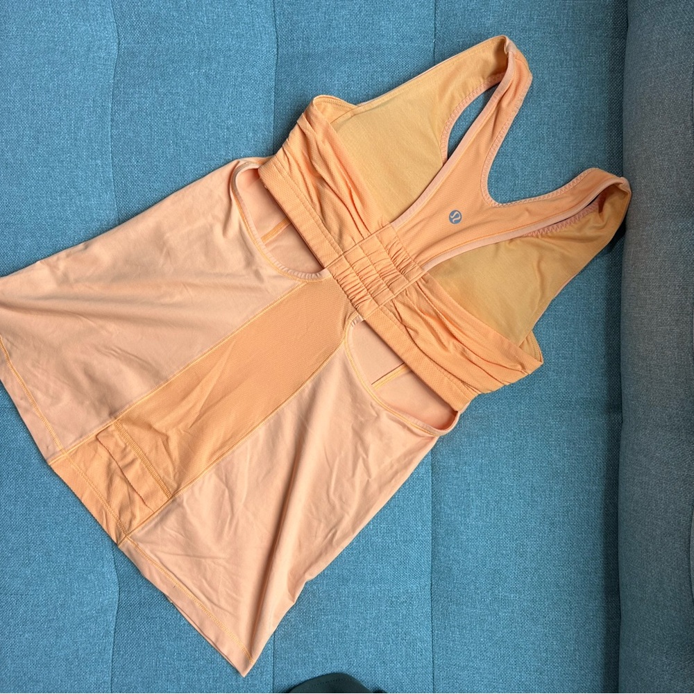 Lululemon Orange Racerback - Picture 3 of 4